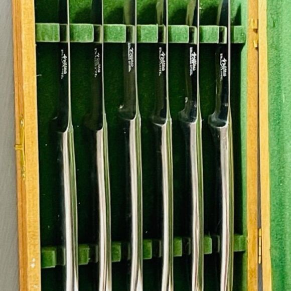 Griffon Cutlery Pairing Knives Set of 6 in Presentation Box Japan Stainless VTG - Picture 5 of 7